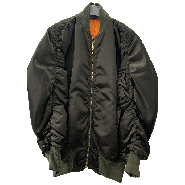 green balenciaga jacket