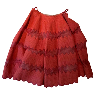 Pre-owned Alaïa Mini Skirt In Other