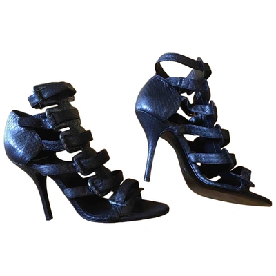 Pre-owned Pierre Hardy Leather Sandals In Metallic