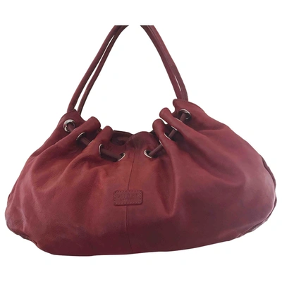 Pre-owned Osprey Red Leather Handbag