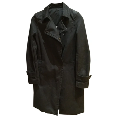 Pre-owned Zadig & Voltaire Black Cotton Trench Coat