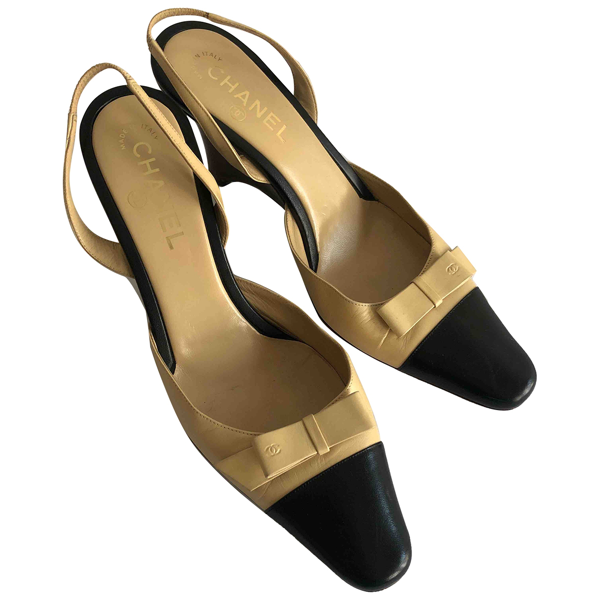 slingback beige