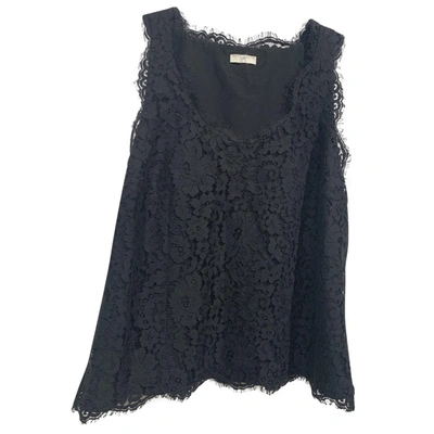 Pre-owned Joie Lace Top In Black