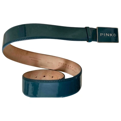 Pre-owned Pinko Patent Leather Belt