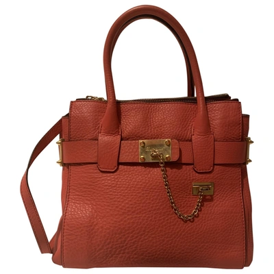 Pre-owned Dsquared2 Orange Leather Handbag