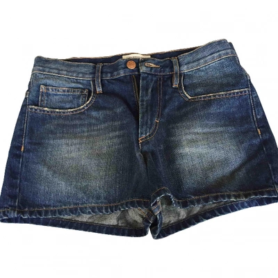 Pre-owned Isabel Marant Étoile Blue Denim - Jeans Shorts