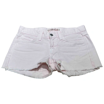 Pre-owned J Brand Pink Cotton Shorts