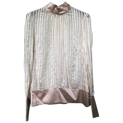 Pre-owned Designers Remix Silk Blouse In Pink