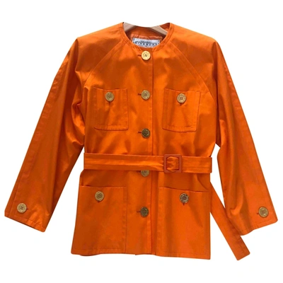 Pre-owned Givenchy Jacket In Orange