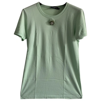 Pre-owned Dolce & Gabbana Green Cotton Top