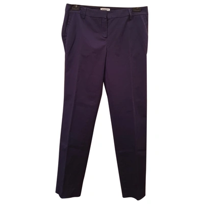 Pre-owned Marella Chino Pants In Blue