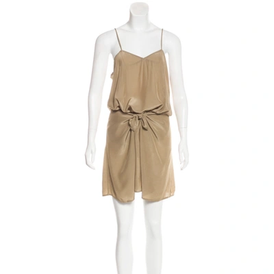 Pre-owned Christian Wijnants Mid-length Dress In Beige