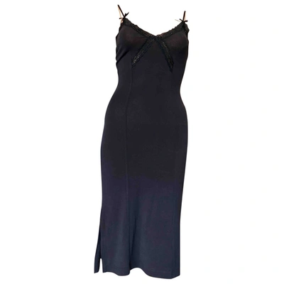 Pre-owned Designers Remix Wool Dress In Blue