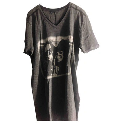 Pre-owned The Kooples Grey Cotton T-shirt