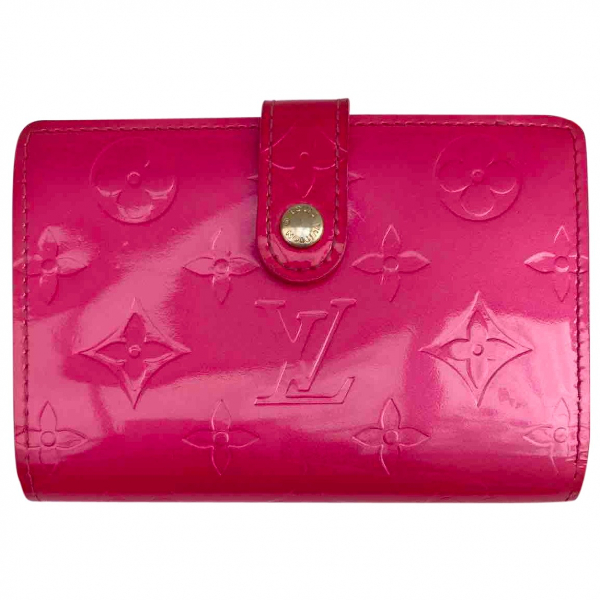 Pre-Owned Louis Vuitton Pink Patent Leather Wallet | ModeSens