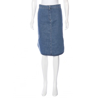 Pre-owned Stella Mccartney Mid-length Skirt In Blue