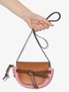 Loewe Mini Gate Leather Crossbody Bag In Brown
