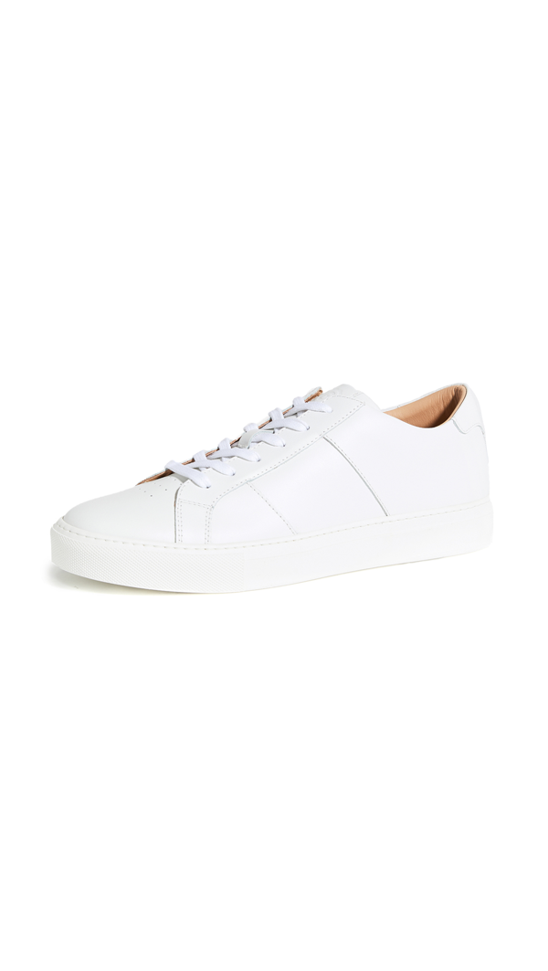 Greats Royale Sneakers In White Flat Leather | ModeSens