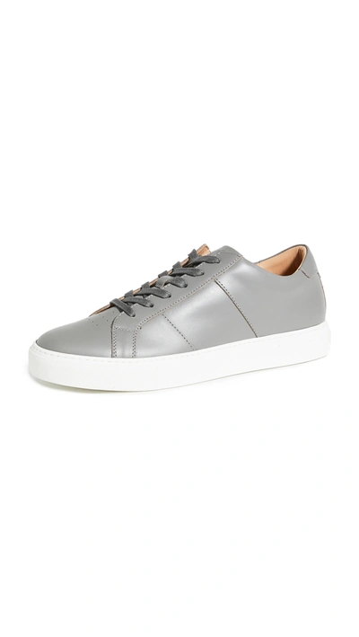 Greats Royale Ripstop Sneakers In Ash Grey Leather