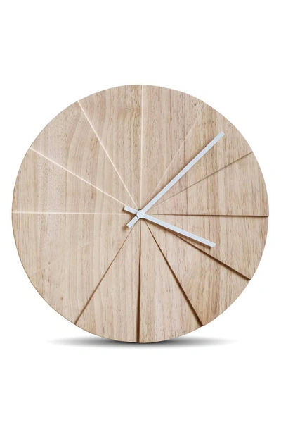 Leff Amsterdam Scope Wall Clock In Natural