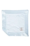 Little Giraffe Luxe Faux Fur Blankie In Blue