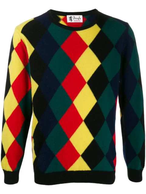 pringle argyle jumper