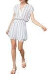 Rails Angelina Smocked Waist Minidress In Ryland Stripe