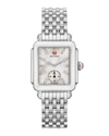 Michele Deco Mid Watch, 29mm In Silver