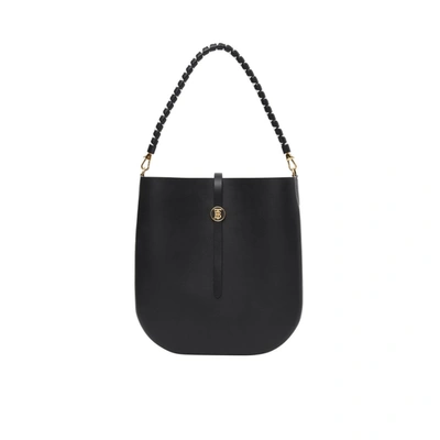 Burberry Leather Anne Bag In Black