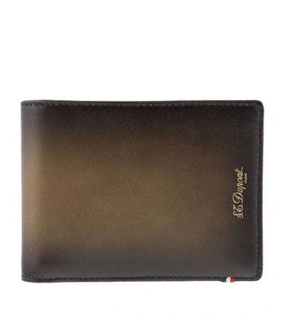 St Dupont Line D Bifold Leather Wallet