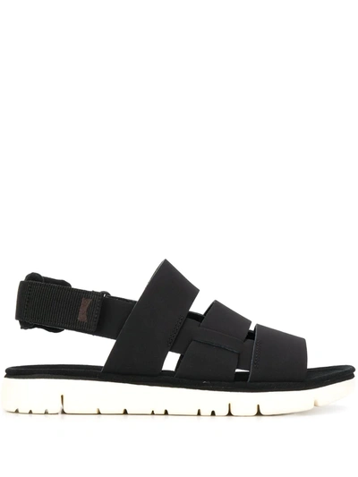 Camper Men's Oruga Sandals Men's Shoes In Black/ White