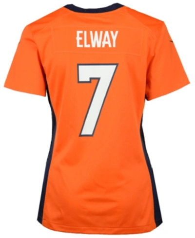 Nike Women's John Elway Denver Broncos Game Jersey In Orange