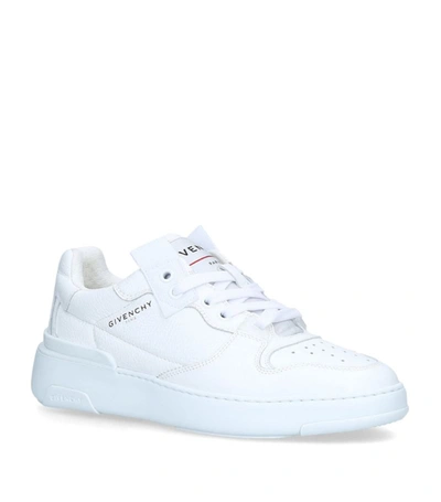 Givenchy Leather Wing Sneakers In White