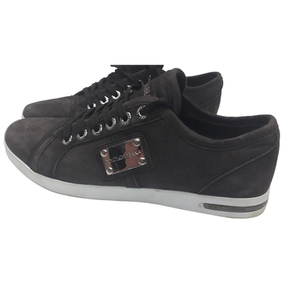 Pre-owned Dolce & Gabbana Low Trainers In Anthracite