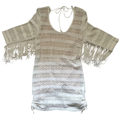 Pre-owned Spell & The Gypsy Collective Mini Dress In White