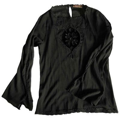 Pre-owned Maje Shirt In Black