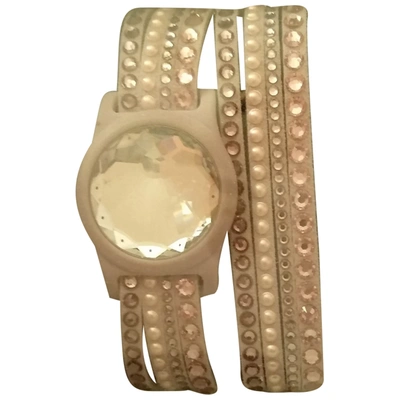 Pre-owned Swarovski Watch In Pink