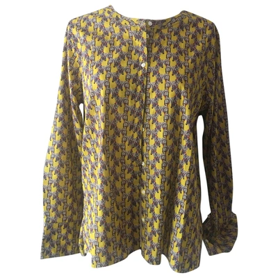 Pre-owned Chloé Stora Yellow Cotton  Top