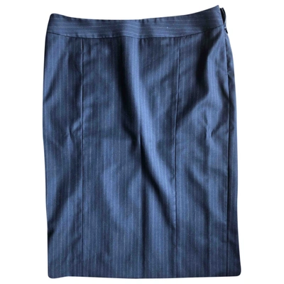 Pre-owned Ferragamo Skirt Suit In Blue