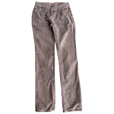 Pre-owned Zadig & Voltaire Purple Cotton Jeans