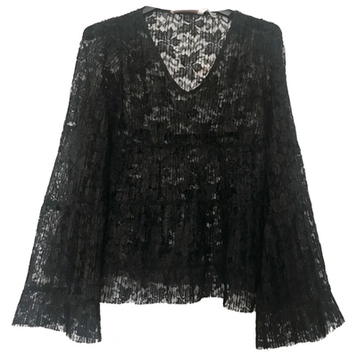 Pre-owned See By Chloé Lace Blouse In Black