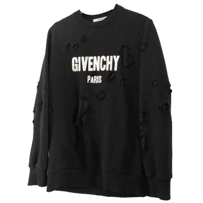Pre-owned Givenchy Black Cotton Knitwear