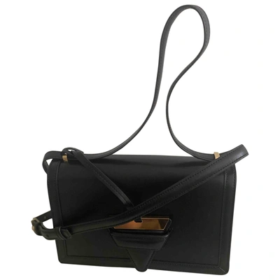 Pre-owned Loewe Barcelona Leather Handbag In Black