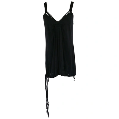 Pre-owned Donna Karan Silk Camisole In Black