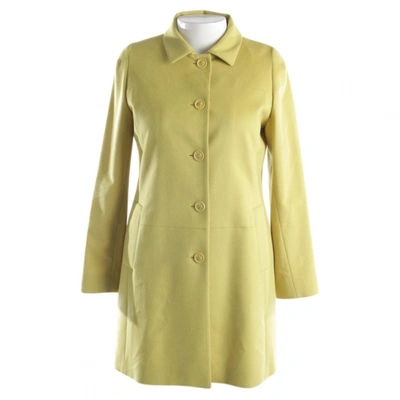 Pre-owned Cinzia Rocca Yellow Wool Jacket