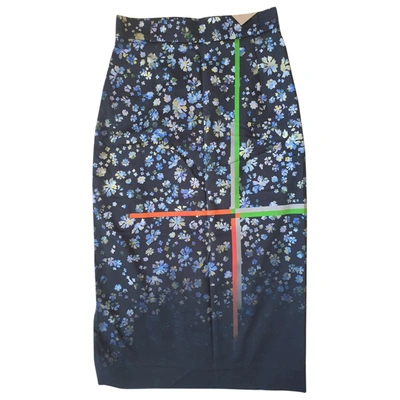 Pre-owned Preen By Thornton Bregazzi Mid-length Skirt In Navy