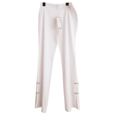 Pre-owned Lf Markey White Trousers