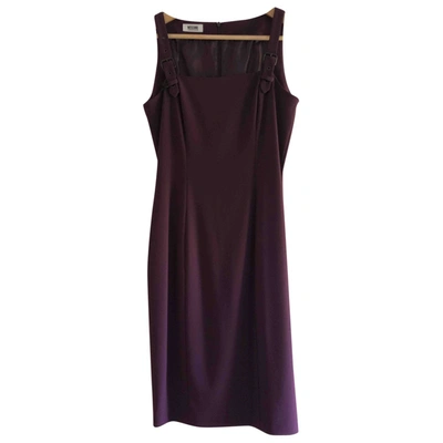 Pre-owned Moschino Cheap And Chic Mid-length Dress In Purple