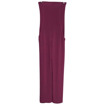 Pre-owned Liviana Conti Jumpsuit In Pink