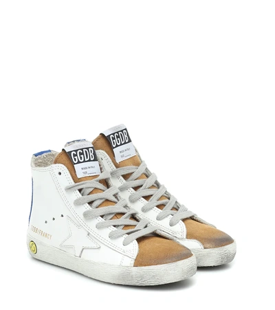 Golden Goose Kids' Francy High-top Trainers In White